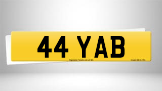 Registration 44 YAB